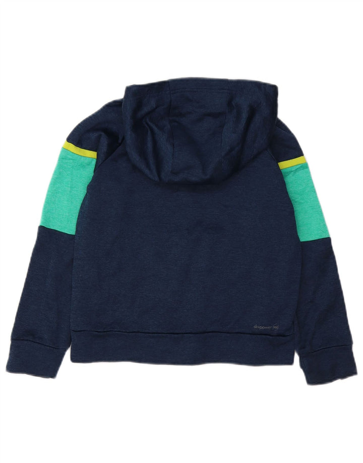 RUSSELL ATHLETIC Boys Hoodie Jumper 7-8 ετών Medium Navy Blue