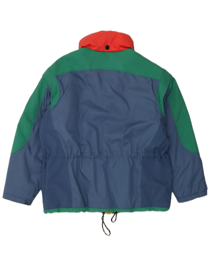 DIADORA Ανδρικό μπουφάν σκι UK 40 Large Blue Colorblock Polyester