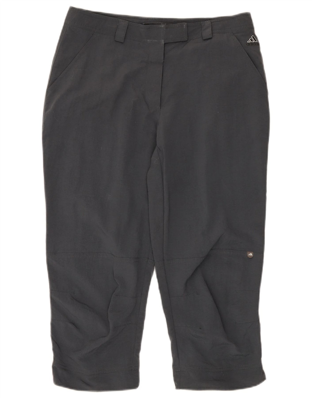 Adidas γυναικείο παντελόνι Capri UK 14 Large W32 L21 Grey Polyamide