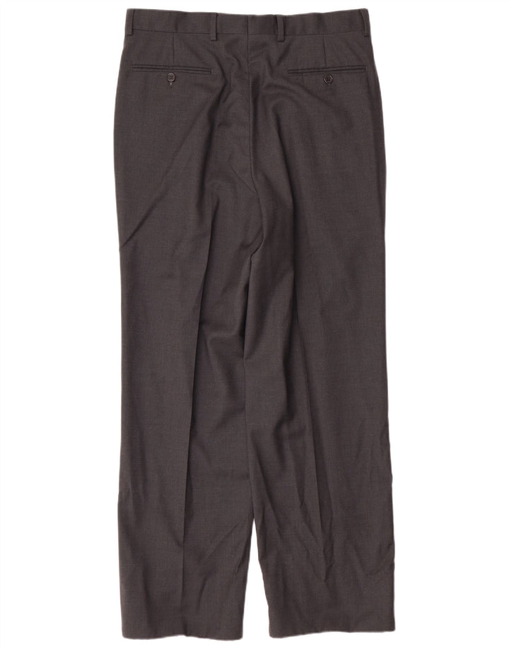 VALENTINO Ανδρική φόρμα 2 τεμαχίων με διπλό στήθος IT 50 Large W34 L30 Γκρι