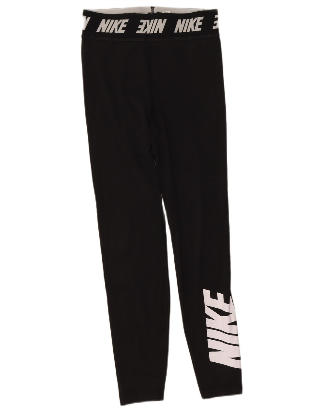 Γυναικεία γραφικά κολάν Nike UK 8 Μικρό μαύρο βαμβακερό