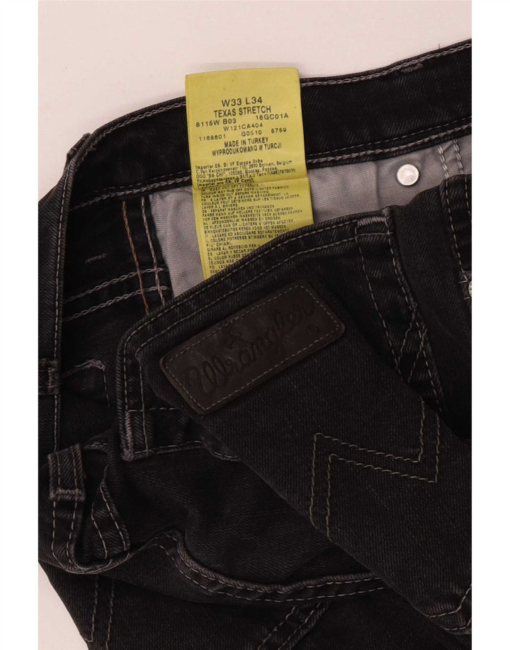 Ανδρικό τζιν ίσιο Wrangler Texas Stretch W33 L29 Γκρι βαμβακερό
