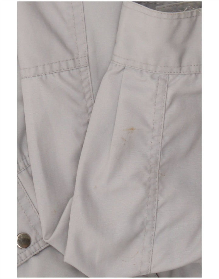 C&A Mens Utility Jacket UK 36 Small Grey Polyester