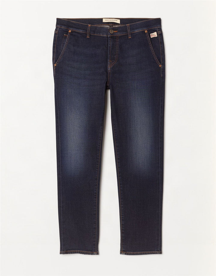 Roy Rogers Ανδρικό Slim Jeans W36 L32 Navy Blue Cotton