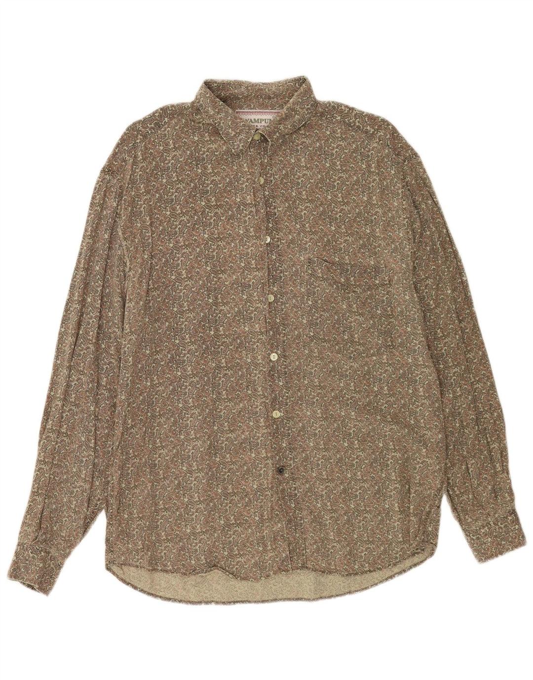 Ανδρικό πουκάμισο Wampum Large Khaki Paisley