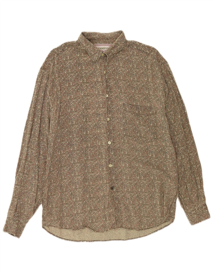 Ανδρικό πουκάμισο Wampum Large Khaki Paisley