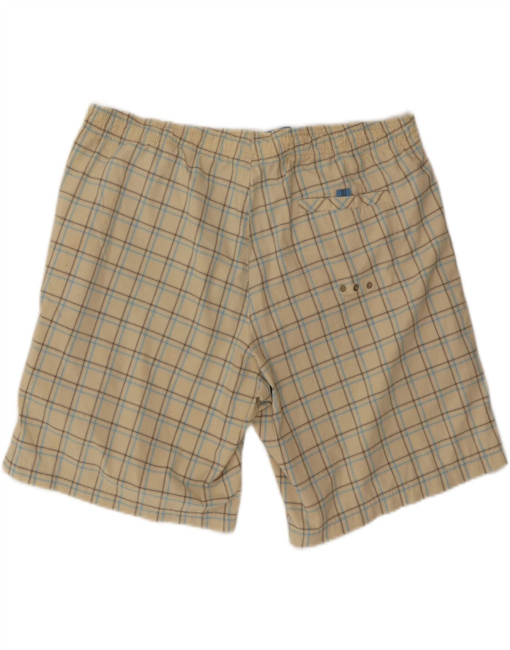Ανδρικό σορτς κολύμβησης ADIDAS XL Beige Check Polyester