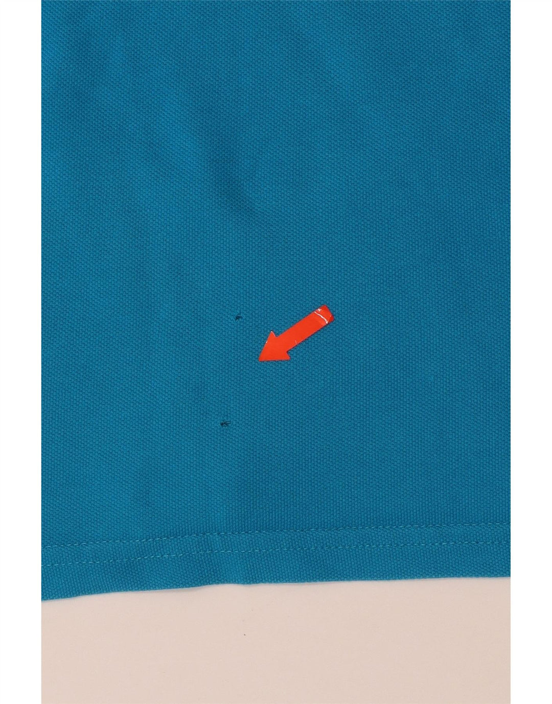 Ανδρικό μπλουζάκι πόλο MOSCHINO Μικρό μπλε βαμβακερό