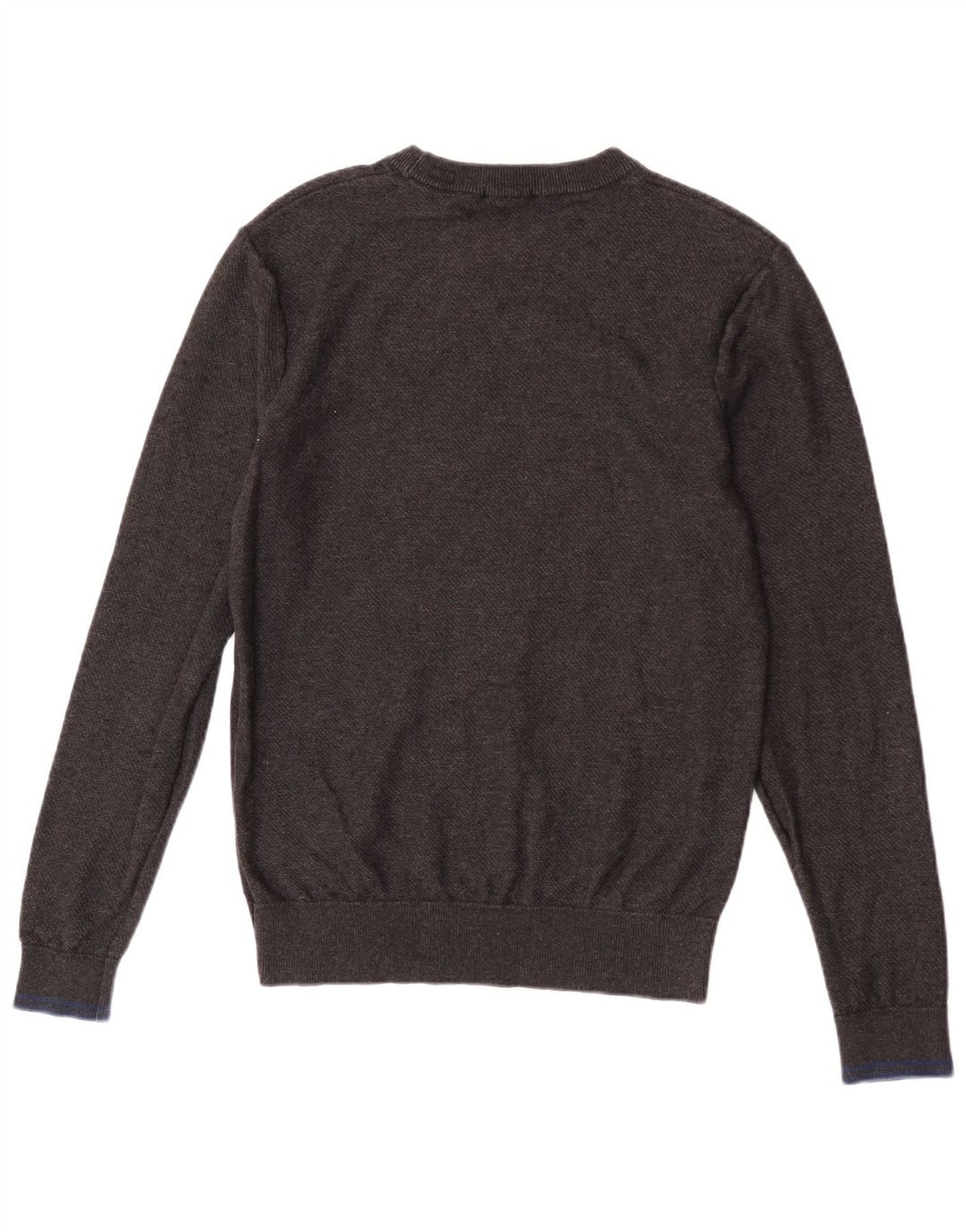 Scotch & Soda Ανδρικό πουλόβερ με λαιμόκοψη μεσαίου γκρι βαμβακερό