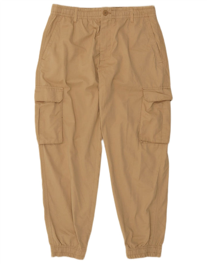 Zara Ανδρικό παντελόνι Crop Joggers Cargo Medium W31 L25 Beige
