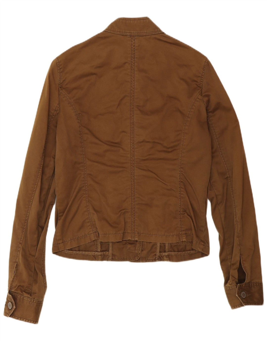 Woolrich Γυναικείο Military Jacket UK 12 Βαμβακερό μεσαίο καφέ