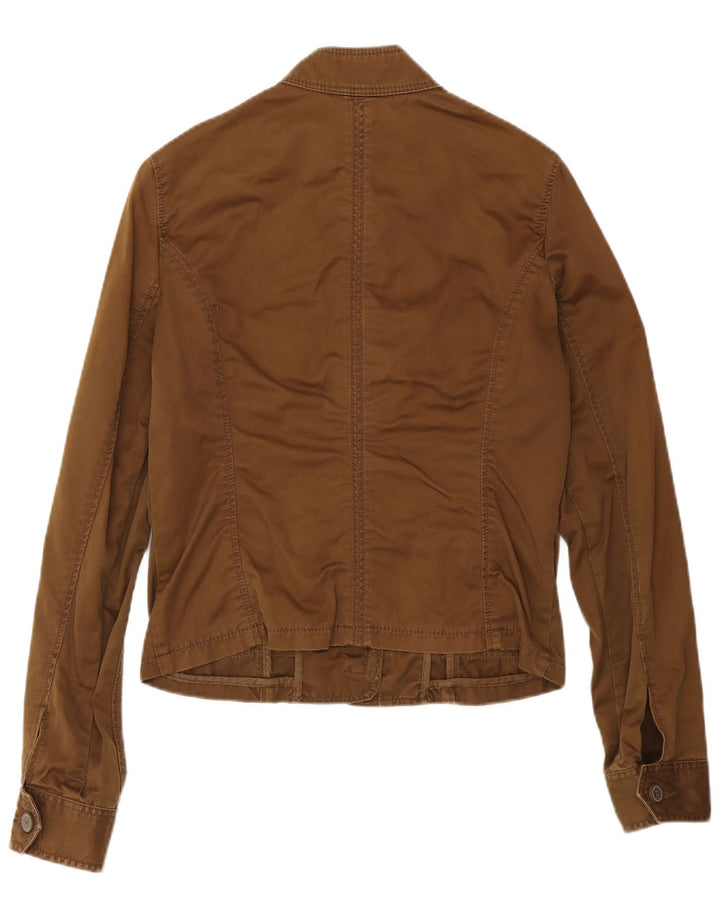 Woolrich Γυναικείο Military Jacket UK 12 Βαμβακερό μεσαίο καφέ