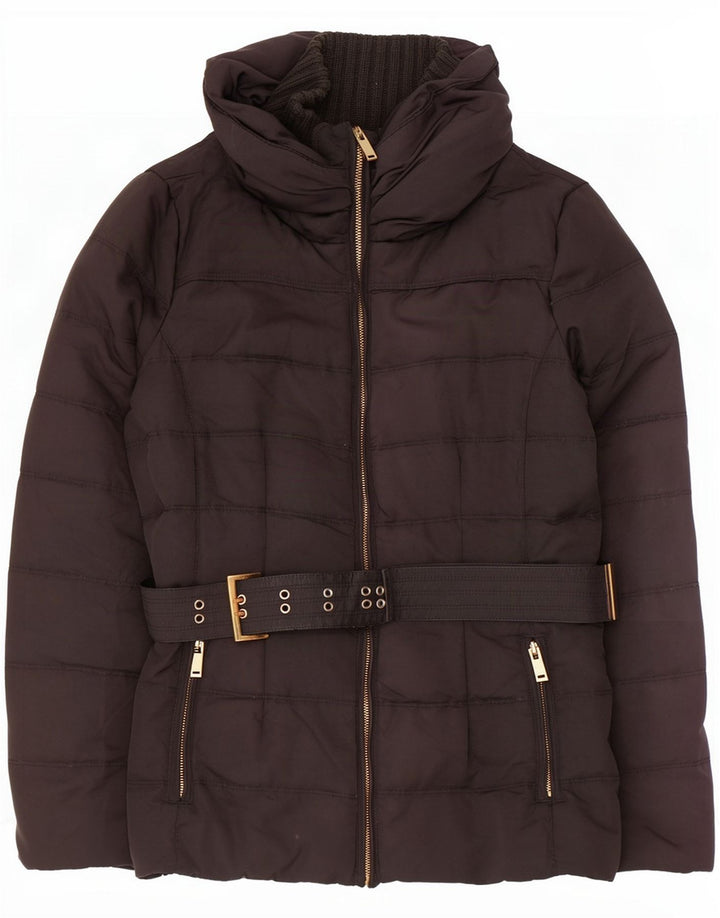 Zara Γυναικείο μπουφάν με επένδυση UK 18 XL Black Polyester