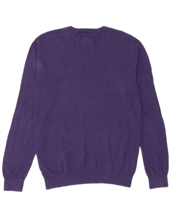 Jack Wills Ανδρικό πουλόβερ με λαιμόκοψη με λαιμόκοψη μεσαίο βαμβακερό