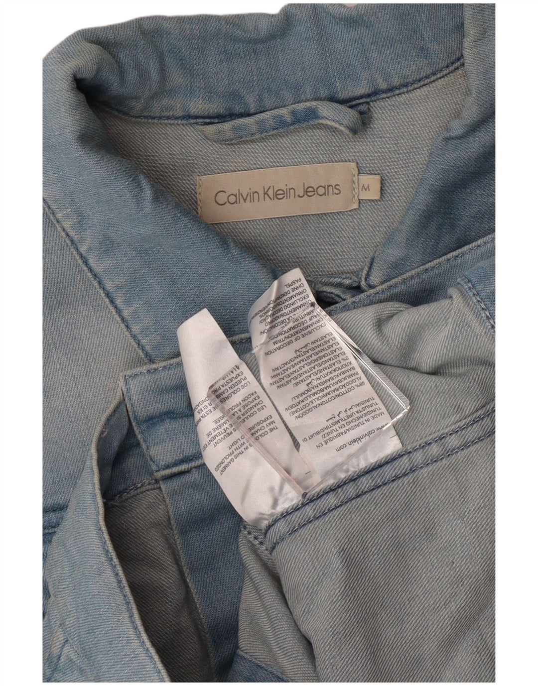 Calvin Klein Jeans Γυναικείο Τζιν Μπουφάν UK 12 μεσαίο μπλε βαμβακερό