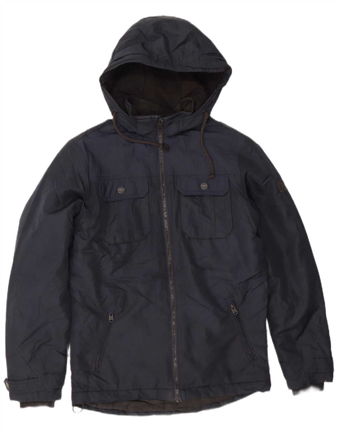 Jack & Jones Ανδρικό κουκούλα Utility Jacket UK 36 Small Navy Blue Polyester