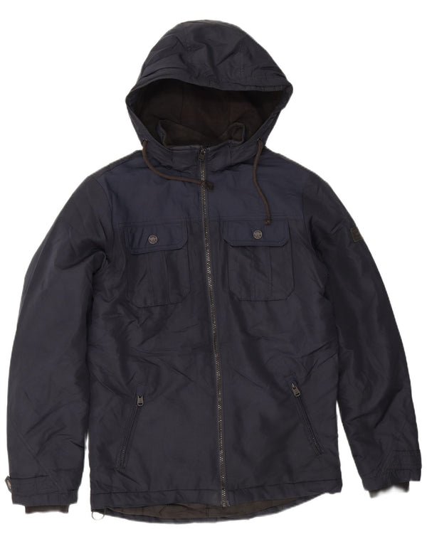 Jack & Jones Ανδρικό κουκούλα Utility Jacket UK 36 Small Navy Blue Polyester