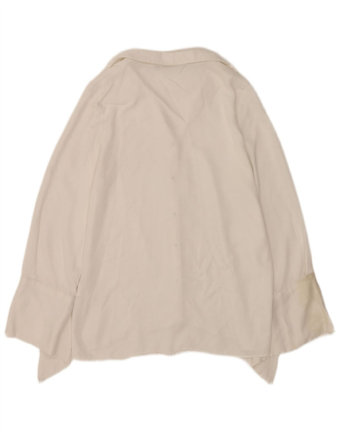 Zara Γυναικεία Μπλούζα UK 10 Small White Viscose