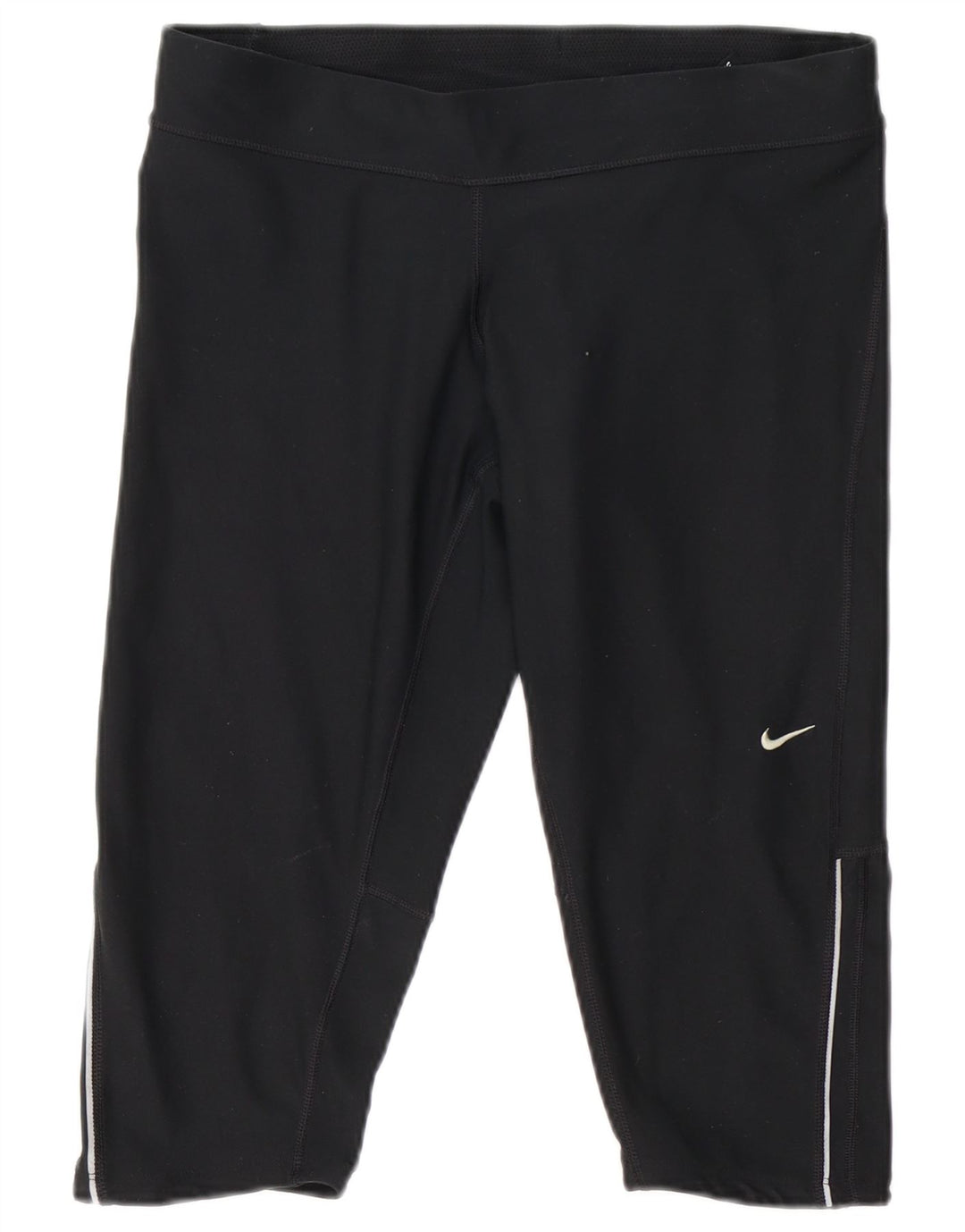 Γυναικείο κολάν Nike Dri Fit Capri UK 14 Μεγάλο μαύρο πολυεστέρα