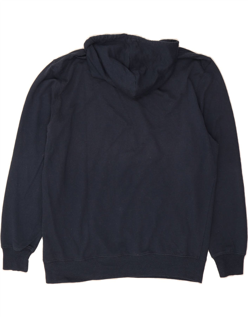 AVIREX Womens Graphic Hoodie Jumper UK 20 2XL Navy Blue Cotton Vintage Avirex and Second-Hand Avirex from Messina Hembry 