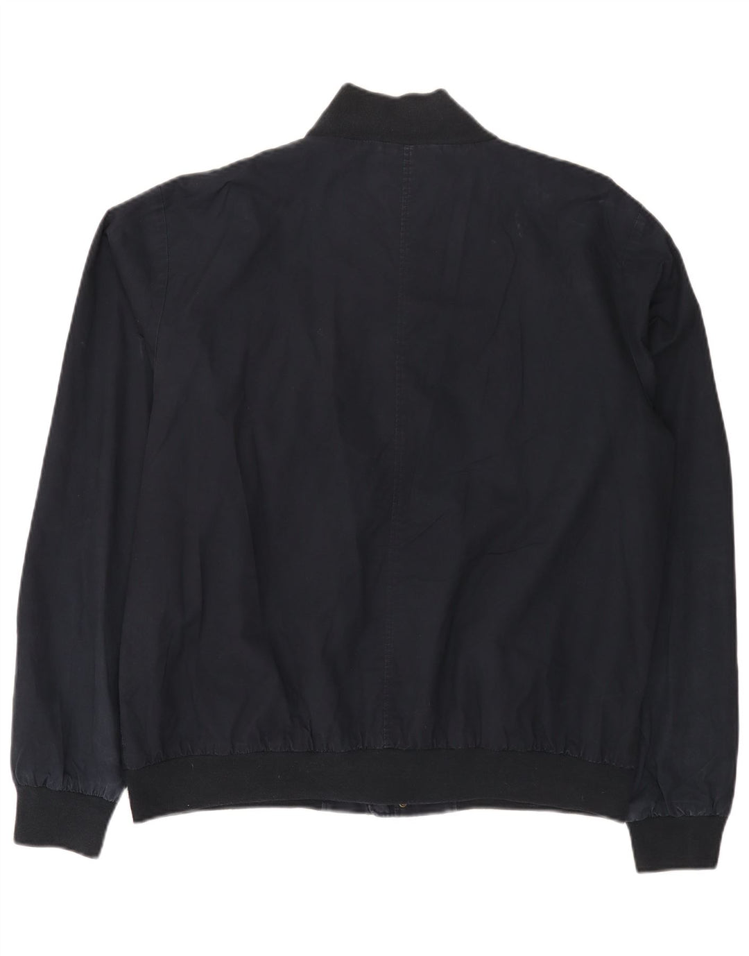 Slam Mens Bomber Jacket UK 46 3XL Navy Blue Cotton