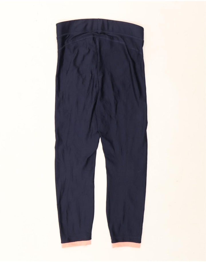 Under Armour Γυναικεία Crop Graphic κολάν UK 12 Medium Navy Blue
