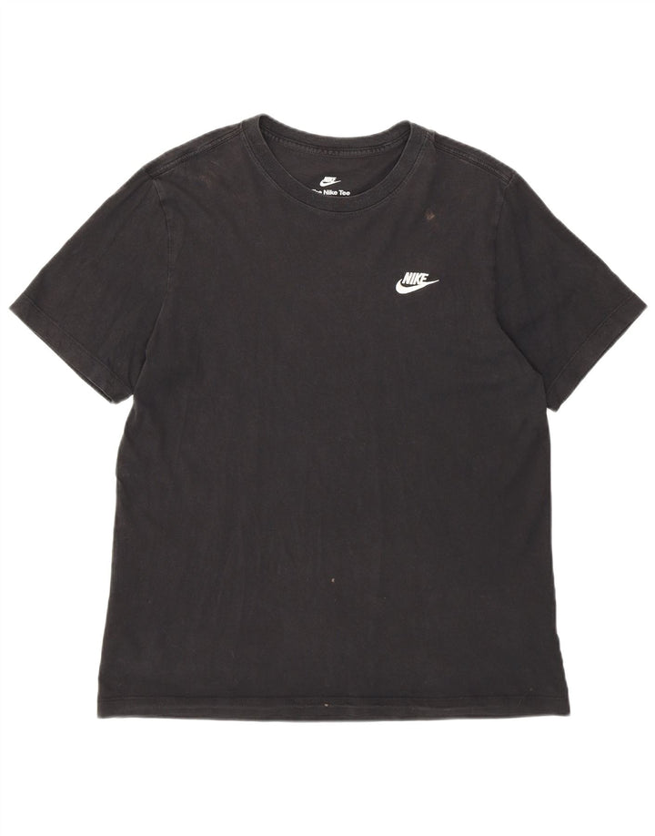 Ανδρικό μπλουζάκι Nike, μικρό μαύρο βαμβακερό