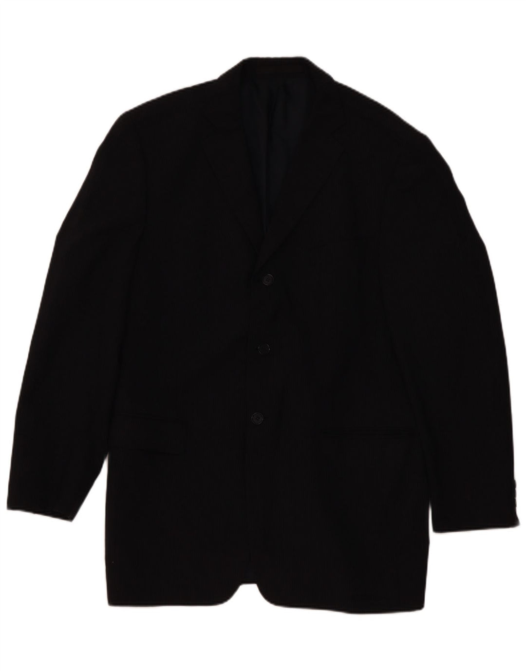 Marks & Spencer Ανδρικό σακάκι UK 42 Large Navy Blue ριγέ Classic