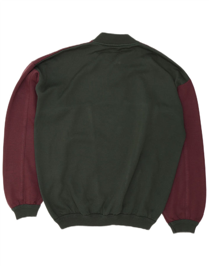 Vintage γραφικό ανδρικό φούτερ Jumper Μεγάλο πολύχρωμο Colourblock