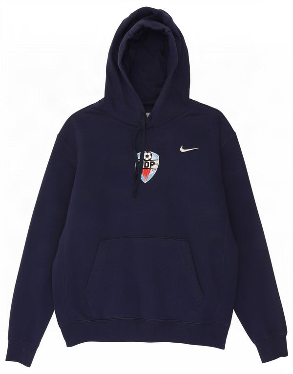 Ανδρικά κουκούλα Nike, μεσαίο μπλε βαμβακερό