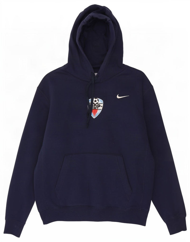 Ανδρικά κουκούλα Nike, μεσαίο μπλε βαμβακερό