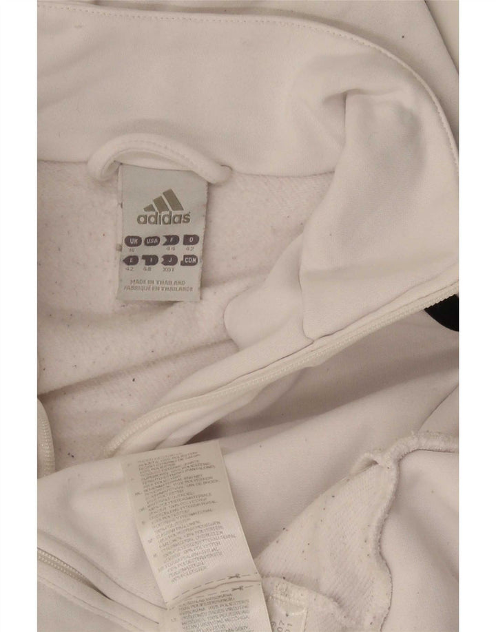 Γυναικεία αθλητική φόρμα Adidas Top Jacket UK 16 Large White Polyester