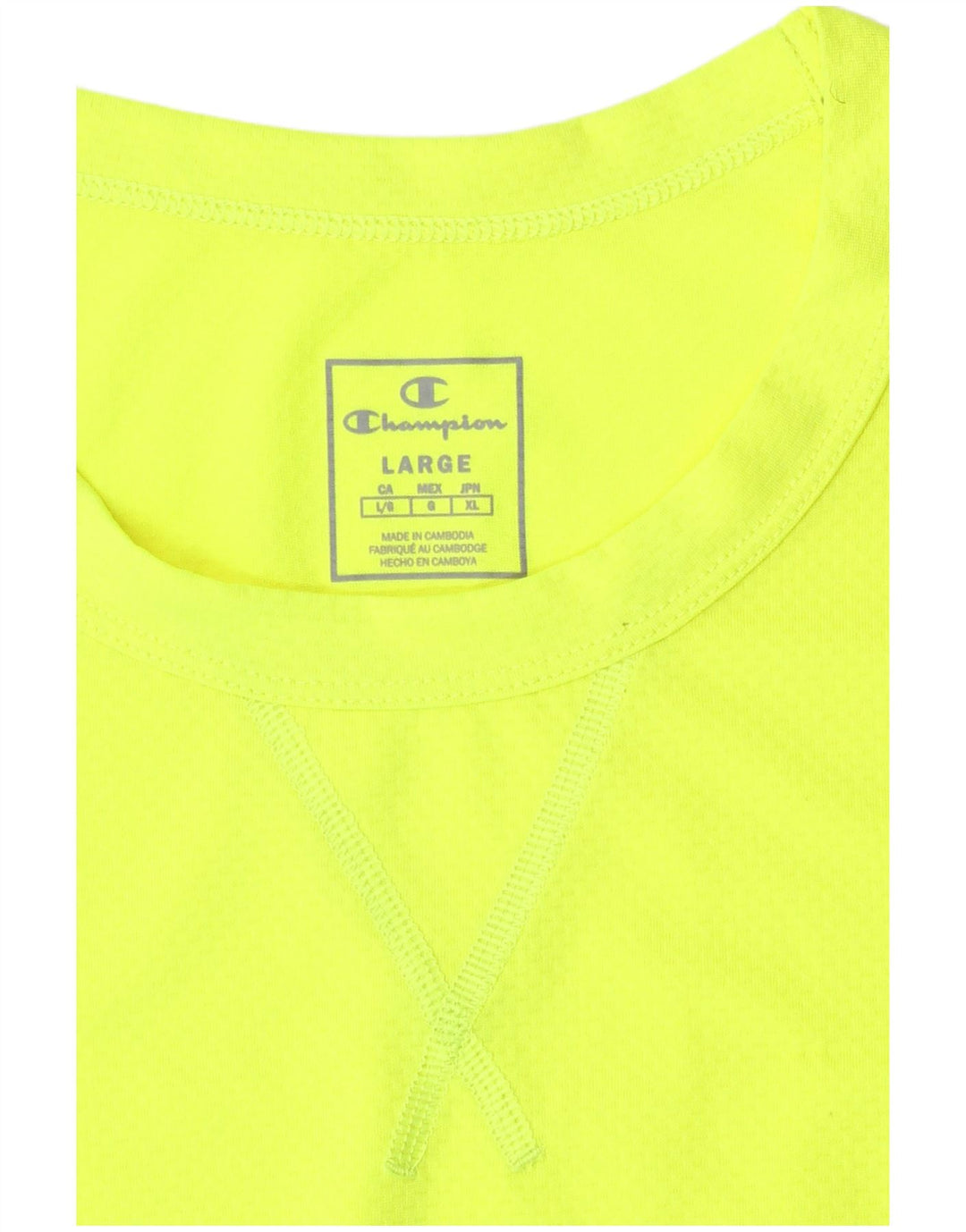 Ανδρικό T-Shirt Champion Top Large Yellow