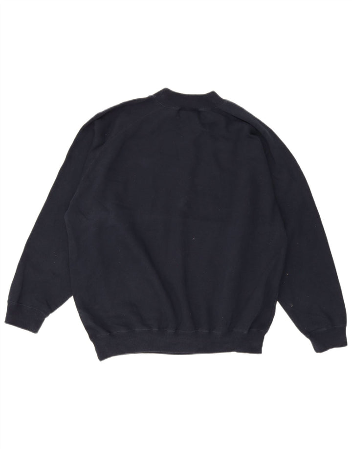 Γυναικεία γραφική φούτερ Puma Jumper UK 16 Large Navy Blue