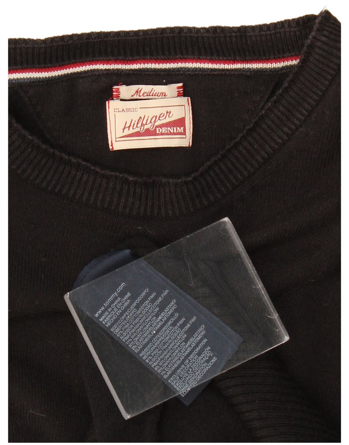 TOMMY HILFIGER Ανδρικό πουλόβερ με λαιμόκαυστο, μεσαίο βαμβακερό