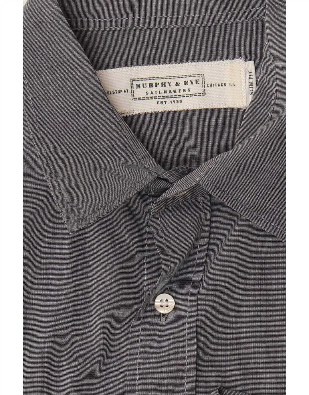 Ανδρικό πουκάμισο Murphy & Nye Slim Fit Large Grey