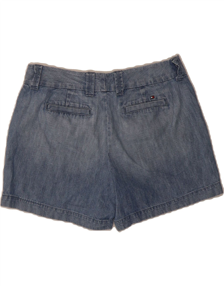 TOMMY HILFIGER Womens Casual Shorts US 6 Medium W32  Blue Cotton Vintage Tommy Hilfiger and Second-Hand Tommy Hilfiger from Messina Hembry 