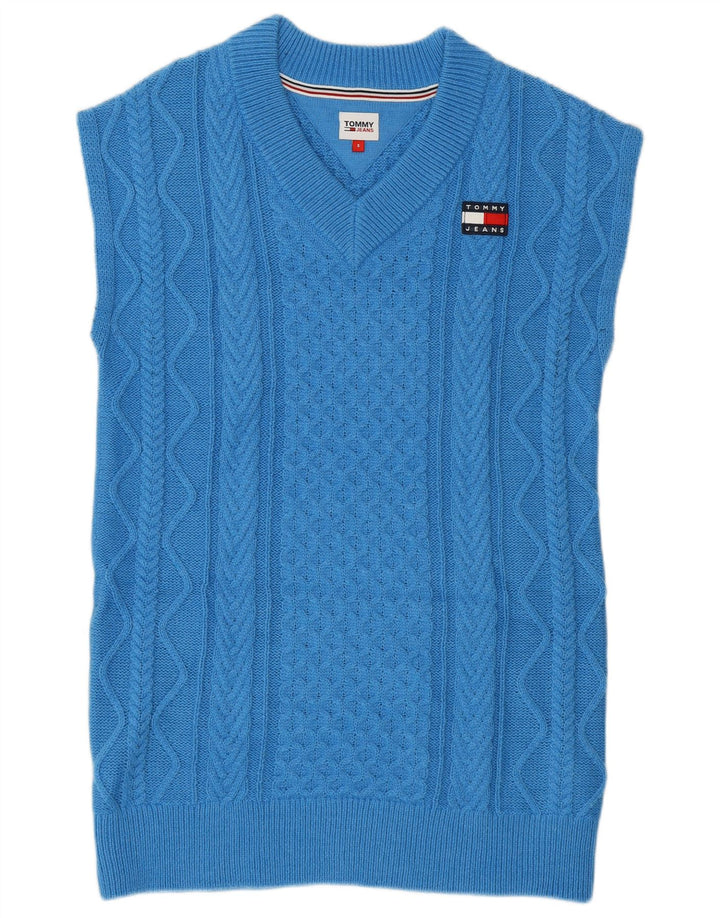 Tommy Hilfiger Γυναικείο γιλέκο Tank Top UK 10 Small Blue Polyester