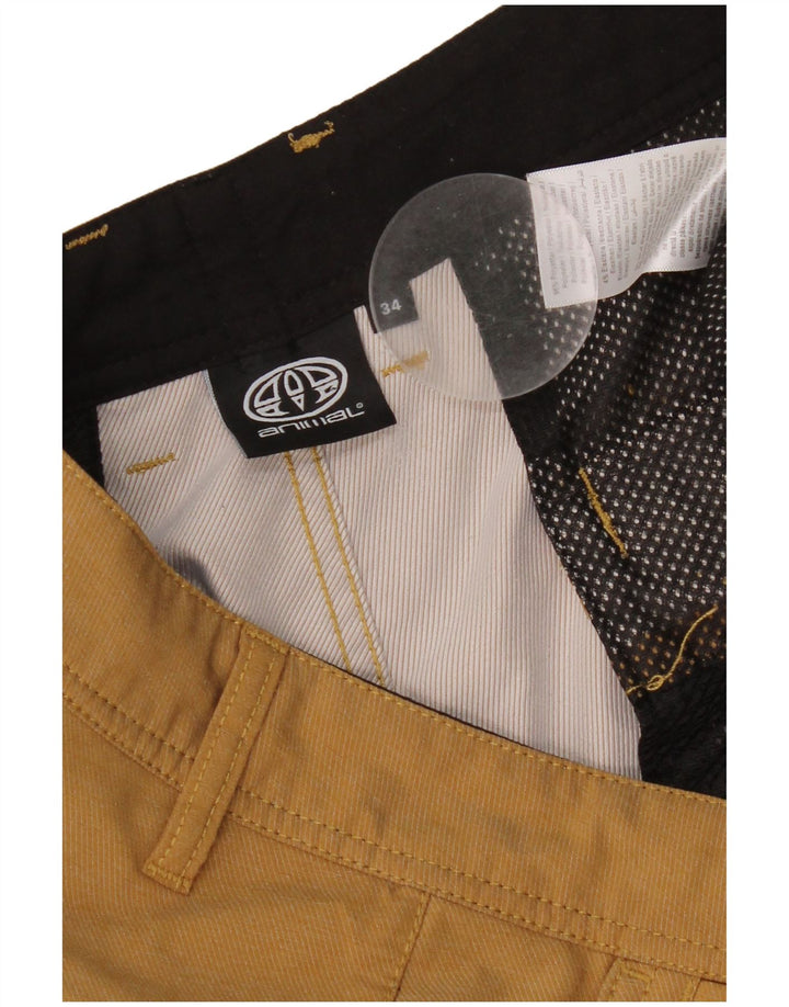 Animal Ανδρικό σορτς Chino W34 Large Beige Polyester