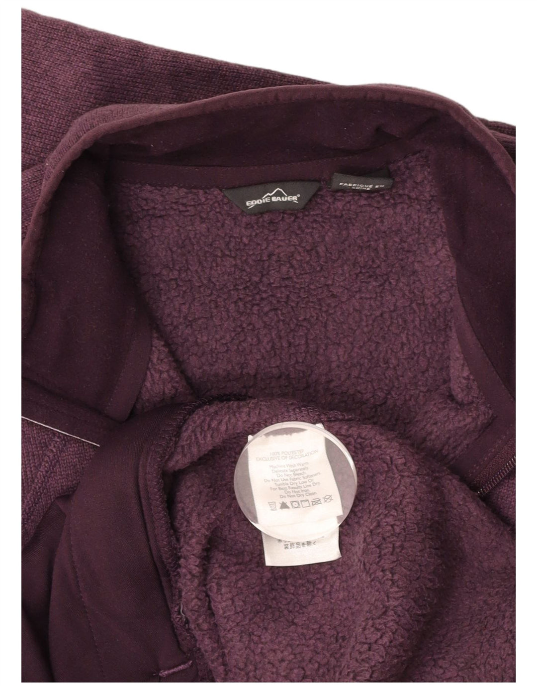 Γυναικεία αθλητική φόρμα EDDIE BAUER Top Jacket UK 16 Large Purple Polyester