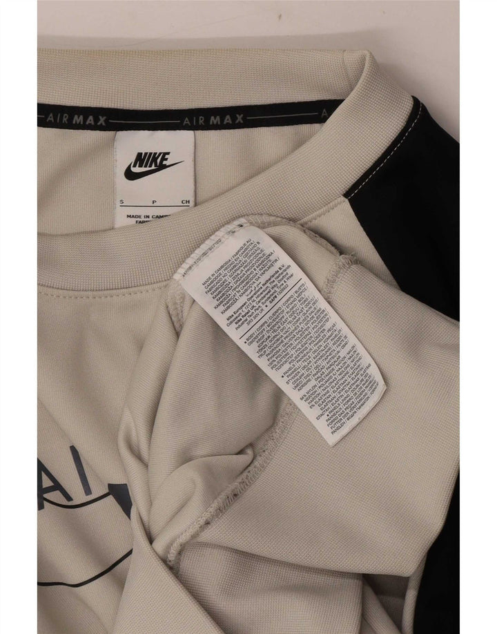 Ανδρικό γραφικό φούτερ Nike Jumper Μικρό γκρι χρωματιστό πολυεστέρας