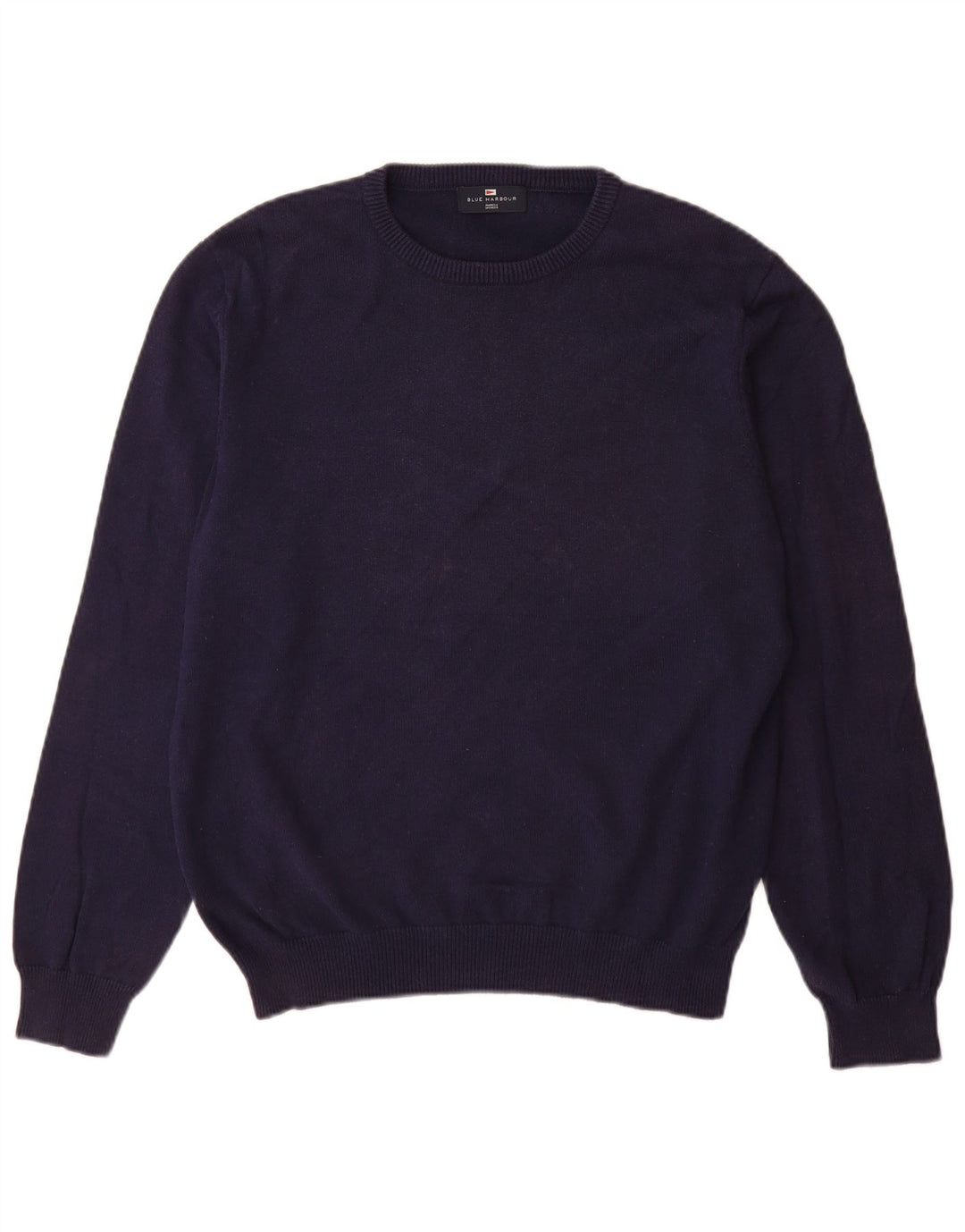 Ανδρικό πουλόβερ Marks & Spencer Blue Harbour Crew Neck Jumper Medium Navy Blue