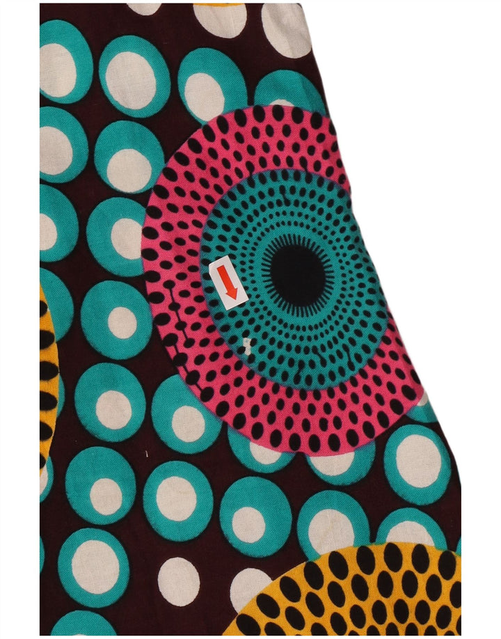 Vintage Γυναικείο Sundress UK 8 Μικρό Πολύχρωμο Γεωμετρικό