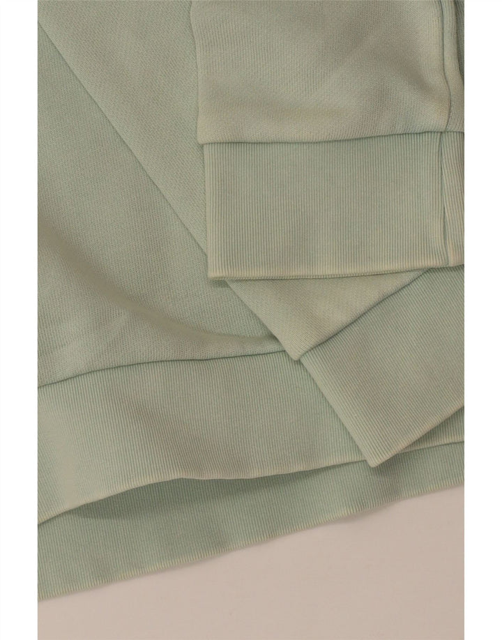 Ανδρικό γραφικό φούτερ Adidas Jumper Μικρό τιρκουάζ βαμβακερό