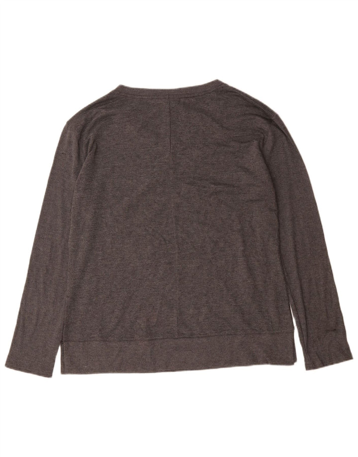 Reebok Γυναικείο πουλόβερ με λαιμόκοψη UK 18 XL Γκρι Πολυεστέρας
