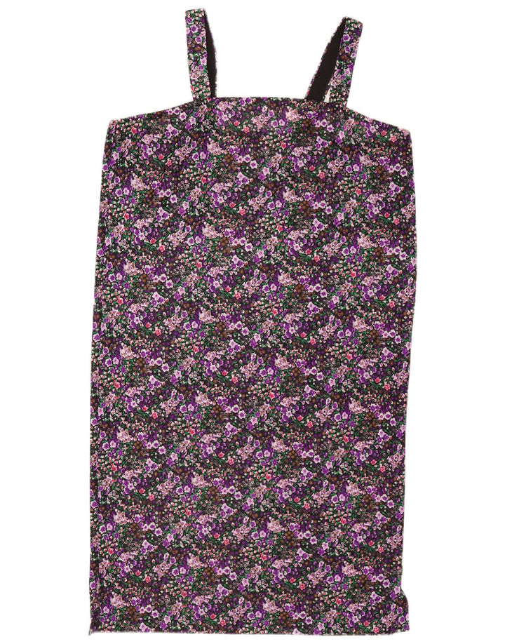 Vintage Γυναικείο Sundress UK 14 Μεγάλο πολύχρωμο Floral
