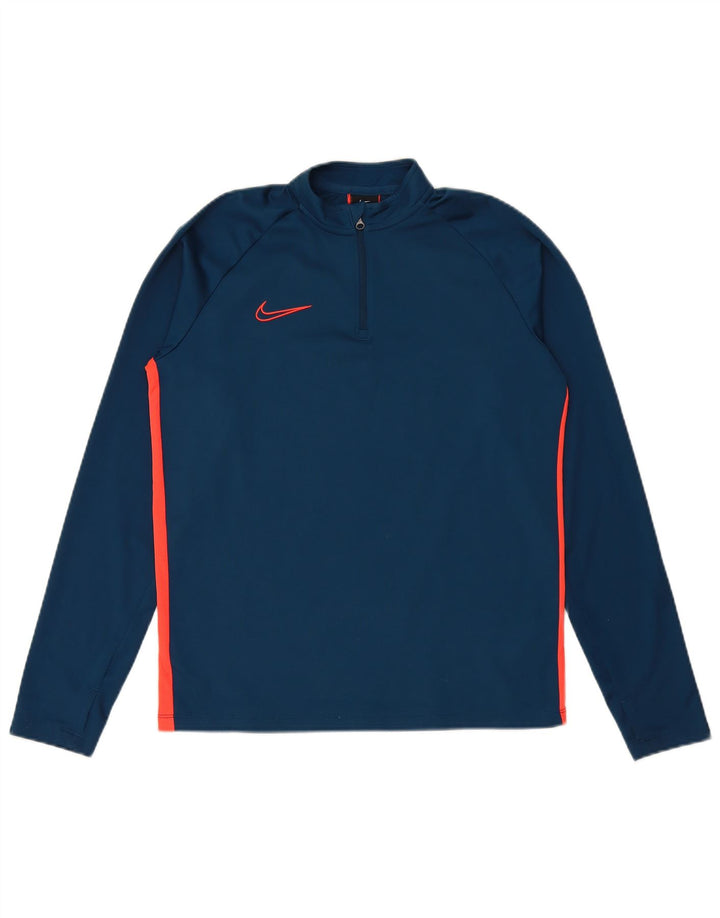 Φόρμα NIKE Boys Pullover Top 15-16 Years XL Navy Blue Polyester