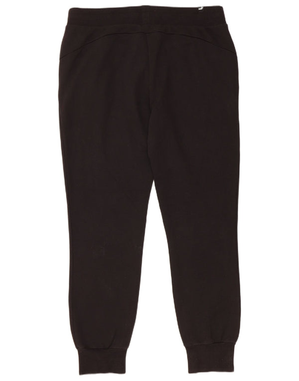 PUMA Γυναικεία αθλητική φόρμα Παντελόνι Joggers UK 16 Large Μαύρο Βαμβακερό