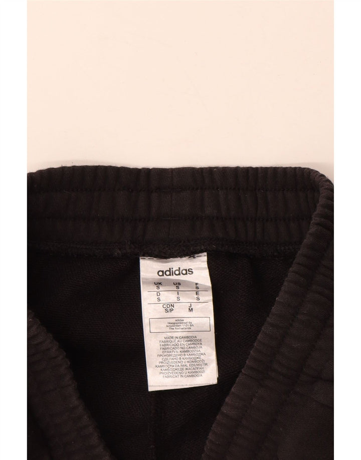 Ανδρική φόρμα ADIDAS Graphic Παντελόνι Joggers Μικρό Μαύρο Βαμβακερό