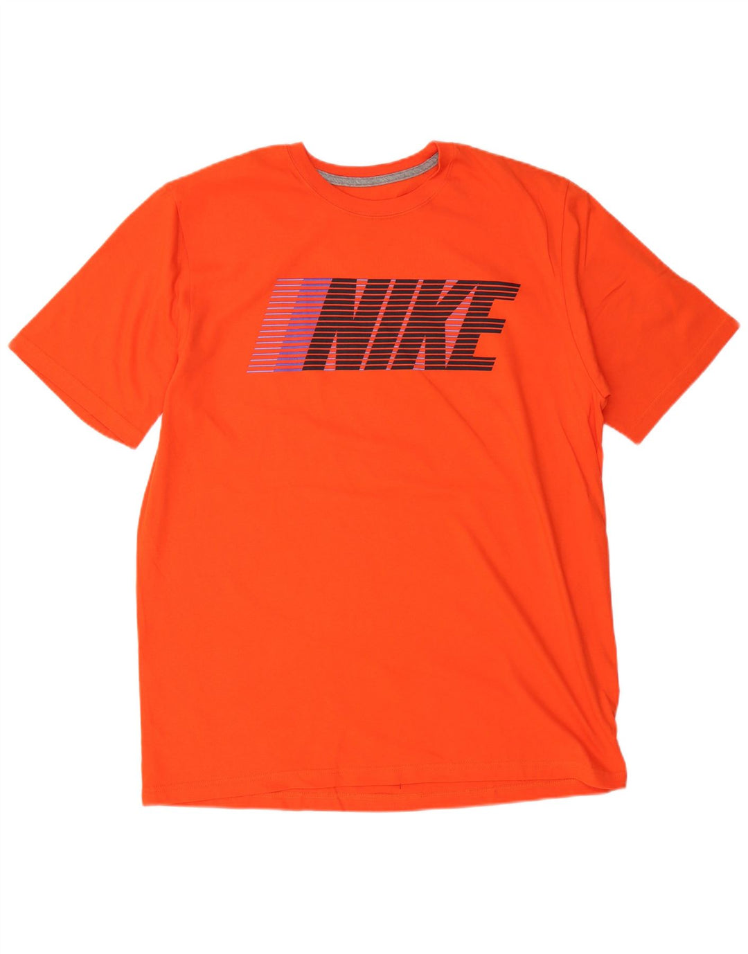 Ανδρικό γραφικό μπλουζάκι NIKE Regular Fit Top XL Πορτοκαλί βαμβακερό